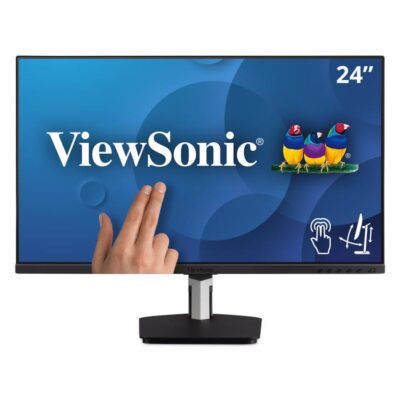 Viewsonic TD2455 computer monitor 61 cm (24") 1920 x 1080 pixels Full HD LED Touchscreen Table Black