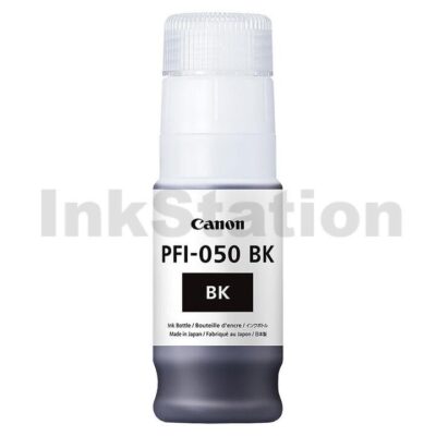 Genuine Canon PFI-050BK Black Ink Bottle 70ml