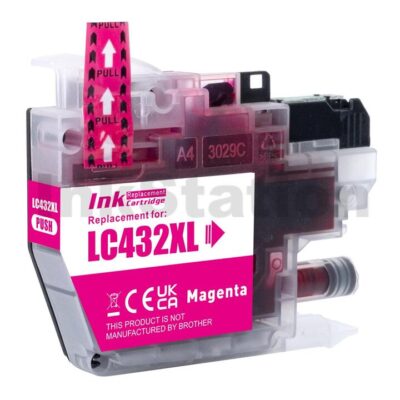 Brother LC-432XLM Compatible Magenta High Yield Ink Cartridge - 1,500 pages