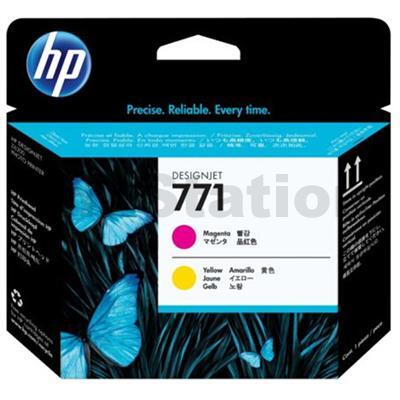HP 771 Genuine Magenta and Yellow Printhead CE018A