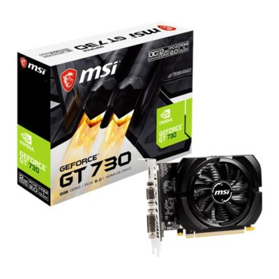 MSI N730K-2GD3/OCV5 GT730 2GB GRAPHIC CARD, DDR3, 64BIT, HDMI, VGA, DVI