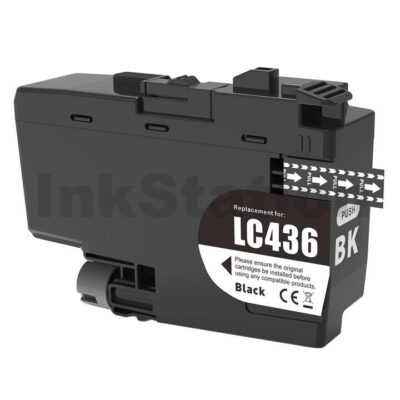 Brother LC-436BK Compatible Black Ink Cartridge - 3,000 pages