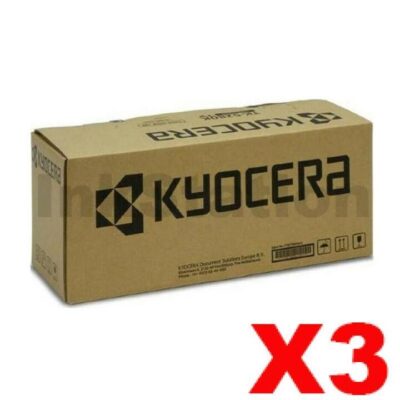 3 x Genuine Kyocera TK-3444 Black Toner Kit PA6000x, MA6000ifx - 40,000 pages