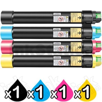 4 Pack Fuji Xerox Docuprint C5155d Compatible Toner Cartridge CT203161 - CT203164 [1BK,1C,1M,1Y]