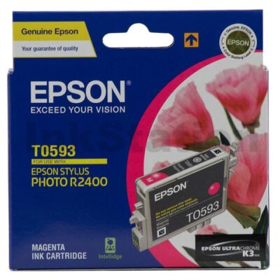 Epson Genuine T0593 Magenta Ink Cartridge - 450 pages [C13T059390]