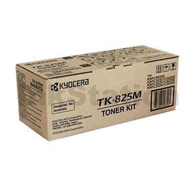 Genuine Kyocera TK-825M Magenta Toner Cartridge KMC-2520, KMC-2525, KMC-3225, KMC-3232, KMC-4035E - 7,000 pages