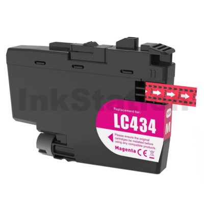 Brother LC-434M Compatible Magenta Ink Cartridge - 750 pages