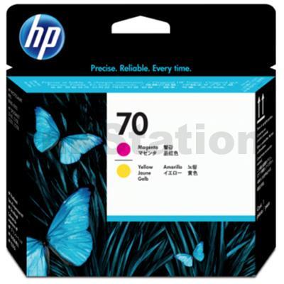 HP 70 Genuine Magenta and Yellow Printhead C9406A