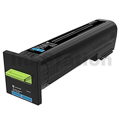 Lexmark 82K6UC0 Genuine CX860 Cyan Ultra High Yield Return Program Toner Cartridge - 55,000 pages
