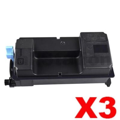 3 x Non-Genuine alternative for TK-3444 Black Toner Kit suitable for Kyocera PA6000x, MA6000ifx - 40,000 pages