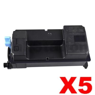 5 x Non-Genuine alternative for TK-3444 Black Toner Kit suitable for Kyocera PA6000x, MA6000ifx - 40,000 pages