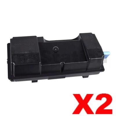 2 x Non-Genuine alternative for TK-3414 Black Toner Kit suitable for Kyocera PA5000x - 15,500 pages