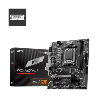 MSI PRO A620M-E AM5 Micro-ATX Motherboard. DDR5, PCIE 4.0