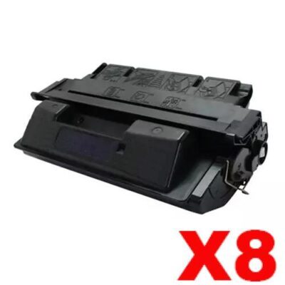 8 x HP C4127X (27X) Compatible Black Toner Cartridge - 10,000 Pages