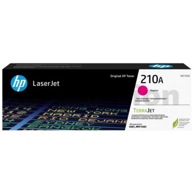 HP 210A W2103A Genuine Magenta Toner Cartridge - 1,800 pages