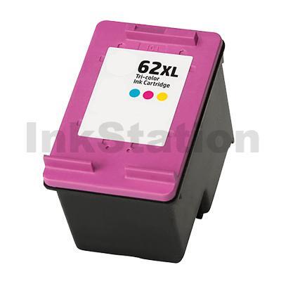 HP 62XL Compatible Colour High Yield Inkjet Cartridge C2P07AA - 415 Pages