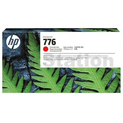 HP 776 Genuine Chromatic Red 1-liter Ink Cartridge 1XB10A