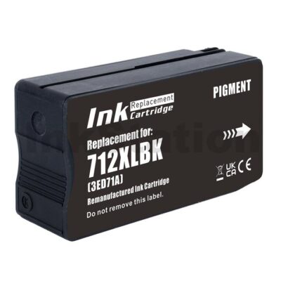 HP 712B Compatible Black Ink Cartridge 3ED29A 80ml