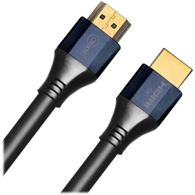 Cruxtec HC21-05-BK HDMI 2.1 8K with Ethernet Male to Male Cable 5m Black, supports 8K@60Hz- 4K@120Hz
