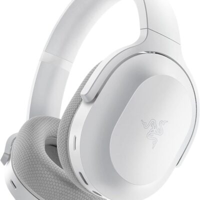 Razer RZ04-03790200-R3M1 Barracuda - Wireless Multi-platform Gaming and Mobile Headset - Mercury White - FRML Packaging