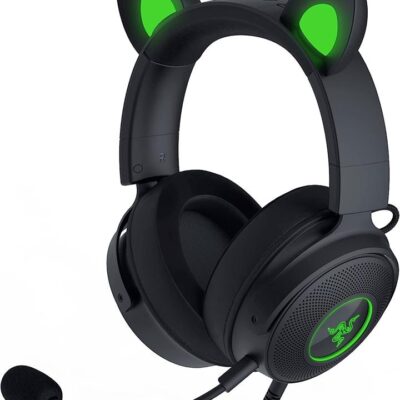 Razer RZ04-04510100-R3M1 Kraken Kitty V2 Pro - Wired RGB Headset with Interchangeable Ears - Black - FRML Packaging