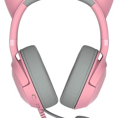 Razer RZ04-04730200-R3M1 Kraken Kitty V2 - USB Headset with RGB Kitty Ears - Quartz Edition - FRML Packaging