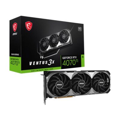 MSI RTX 4070 Ti VENTUS 3X E1 12G OC Graphics Card