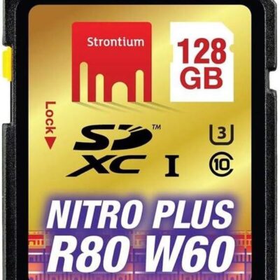 Strontium SRP128GSDU1 128GB Nitro Plus UHS1 U3 SD Card