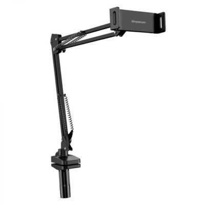 Simplecom CL516 Foldable Long Arm Stand Holder for Phone and Tablet (4"-11")