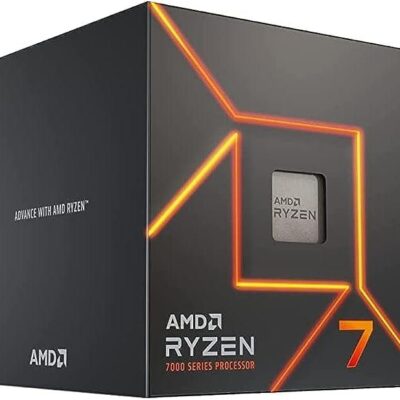 AMD Ryzen 7 7700 8 Cores / 16 Threads, 65 watts, Max Freq 5.3Ghz, 40MB Cache, Wraith Prism Cooler & Radeon Graphics