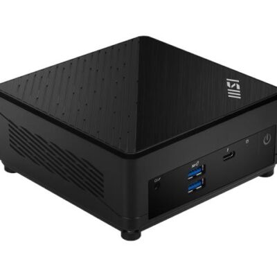 MSI Cubi 5 12M-008BAU Barebone Mini PC. i5-1235U/1x M.2/1x 2.5"/2x DDR4/1x USB 3.2 Gen 2 Type A/1x Thunderbolt 4 (USB Type C port)/2x RJ45/Wireless/BT/1x HDMI/1x DP/Black/ 3Yr