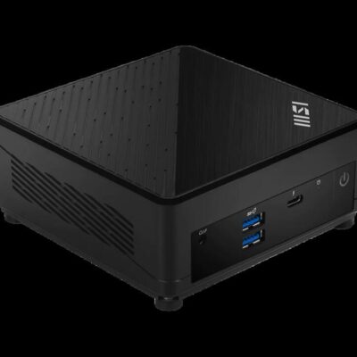 MSI Cubi 5 12M-007BAU Barebone Mini PC. i7-1255U/1x M.2/1x 2.5"/2x DDR4/1x USB 3.2 Gen 2 Type A/1x Thunderbolt 4 (USB Type C port)/2x RJ45/Wireless/BT/1x HDMI/1x DP/Black/ 3Yr
