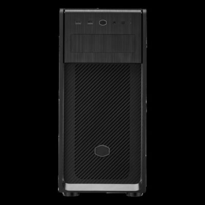 Cooler Master MasterBox E500 + Elite 500W 230V PSU, ATX, Large Filtered Intakes, Support ODD, Full Black Coating&PSU Cover, Non-Windows, USB3.2 x2