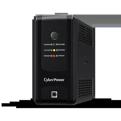 CyberPower UT850EG ENERGY-SAVING TOWER UPS, 850VA/425W, AVR, RJ11/45 Surge Protection, 12V/7AH*1, 3x AU, USB Port, 2 yrs adv. replacement WTY