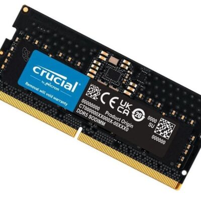 Crucial CT32G52C42S5 32GB (1x32GB) DDR5 SODIMM 5200MHz CL42 1.1V Notebook Laptop Memory