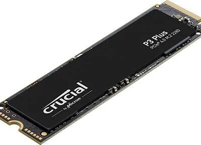 Crucial CT2000P3PSSD8 P3 Plus 2TB Gen4 NVMe SSD 5000/4200 MB/s R/W 440TBW 680K/850K IOPS 1.5M hrs MTTF Full-Drive Encryption M.2 PCIe4 5yrs