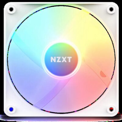 NZXT RF-C12SF-W1 F120RGB Core - 120mm Hub-mounted RGB Fan - Single Pack (White)