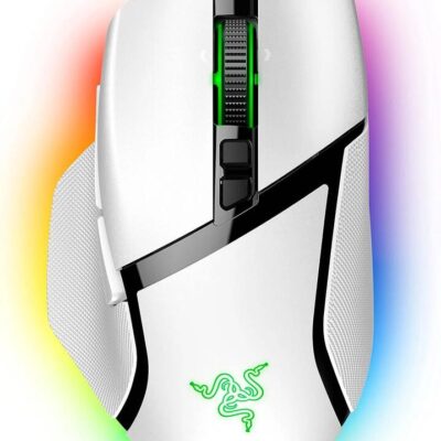 Razer RZ01-04620200-R3A1 Basilisk V3 Pro White Edition - Ergonomic Wireless Gaming Mouse - AP Packaging