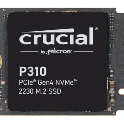 Crucial CT1000P310SSD2 P310 1TB Gen4 2230 NVMe SSD 7100/6000 MB/s R/W, M.2 PCIe4, 5yrs