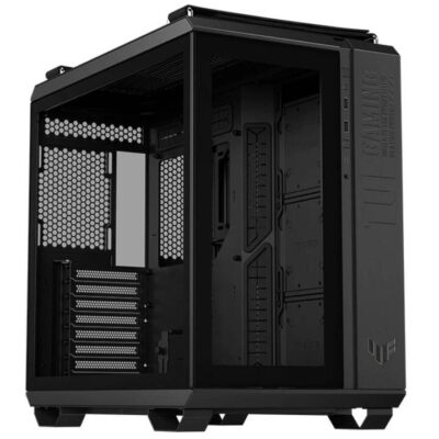 ASUS GT502 TUF Gaming Case Black ATX Mid Tower Case,Tool-Free Side Panels,Tempered Glass,8 Expansion Slots,4 x 2.5'/3.5' Combo Bay