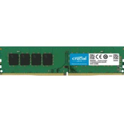 Crucial 32GB (1x32GB) DDR4 UDIMM 3200MHz CL22 1.2V Dual Ranked Desktop RAM