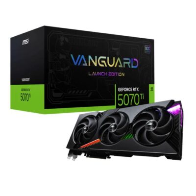 MSI GeForce RTX 5070 Ti 16G VANGUARD SOC LAUNCH EDITION Gaming Graphics Card