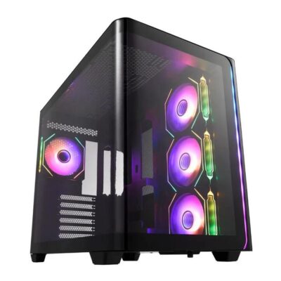 QuantumCrown. Ready To Go Gaming PC (ROC-S06097) Intel i5-14400F, RTX 4060 8GB, 32GB RAM, 1TB SSD, WIFI, Bluetooth, Win 11 Home, 3Y Warranty
