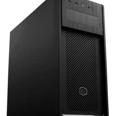 COOLER MASTER MASTERBOX E500 + ELITE 500W 230V PSU, ATX, LARGE FILTERED INTAKES, SUPPORT O