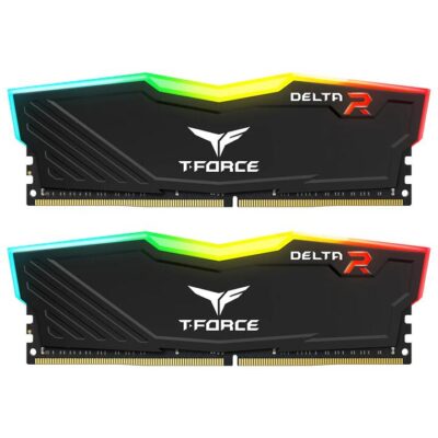 Team TF3D432G3600HC18JDC01DELTA RGB(BK) UD-D4 32GB(16GBx2) 3600 CL18-22-22-42 1.35V DDR4 Desktop RAM Kit