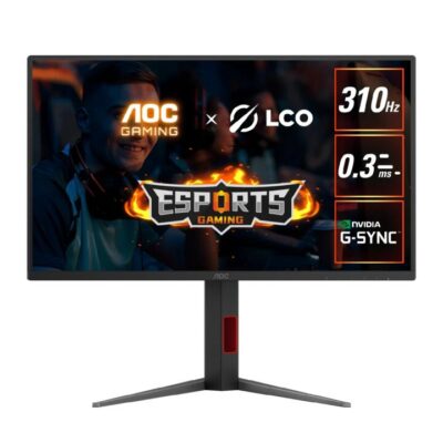 AOC 25G4S 24.5" 310Hz IPS Gaming Monitor. Fast IPS, 310Hz, 0.3ms, G-sync Compatible, DisplayHDR 400, 1920 × 1080 (FHD)
