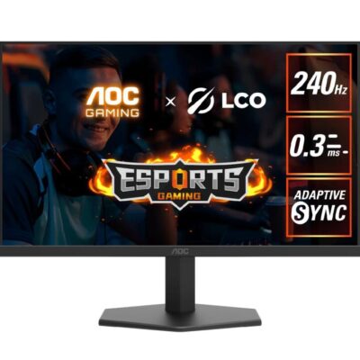 AOC 27G11ZE2 27" 240Hz Gaming Monitor. Fast IPS, 240Hz, 0.3ms, Adaptive Sync, 1920 × 1080 (FHD), HDR10