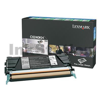 Lexmark (C5240KH) Genuine C524 / C534DN Black Toner Cartridge High Capacity - 8,000 pages
