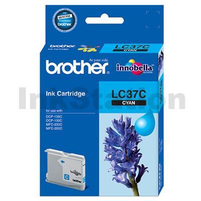 Genuine Brother LC-37C Cyan Ink Cartridge - 300 pages