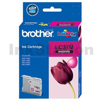 Genuine Brother LC-37M Magenta Ink Cartridge - 300 pages